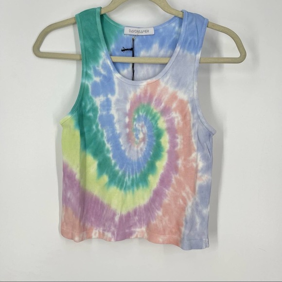 Daydreamer Prismatic Tie Dye Tank Top Girl’s Size Large NWT - Picture 1 of 7